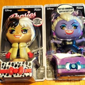 FUNKO POPSIES CRUELLA DE VIL AND URSULA